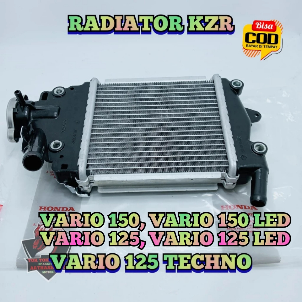 RADIATOR PENDINGIN HONDA KZR MOTOR VARIO 125 TECHNO , VARIO 125 , VARIO 125 LED , VARIO 150 , VARIO 