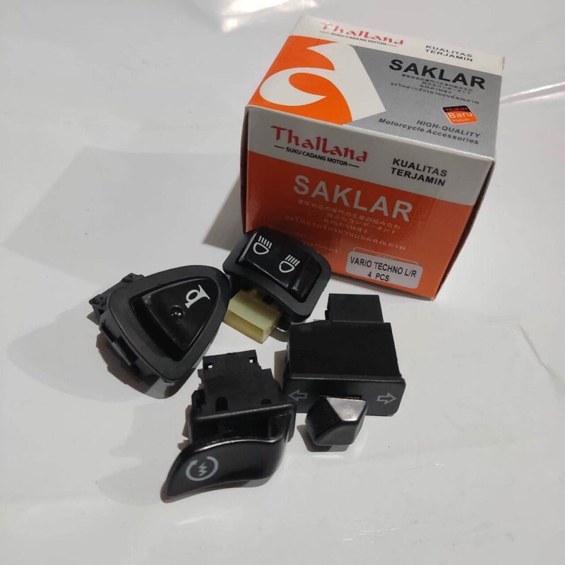 TOMBOL SAKLAR LAMPU KLAKSON RITING JAUH DEKAT VARIO 110 TECHNO THALLAND