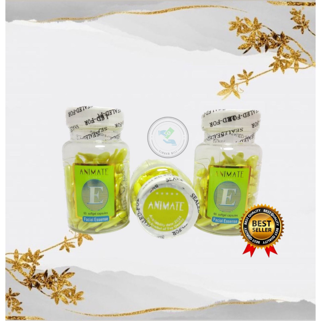 NEWBE- SERUM ANIMATE WAJAH ANIMATE SERUM / VITAMIN ANIMATE / VITAMIN E isi 60