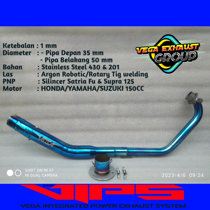 leher knalpot racing pnp knalpot satria fu MX135/vixion/r15 OLD/V3 header knalpot racing plus adapte