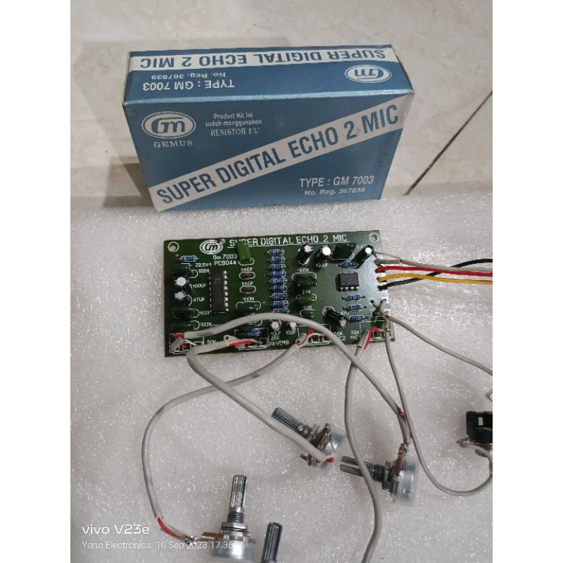 KIT SUPER DIGITAL ECHO 2 MIC GM 7003