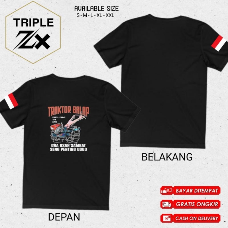 KAOS TRAKTOR BALAP TRAKTOR MANIA ORA USAH SAMBAT//TSHIRT NEW
