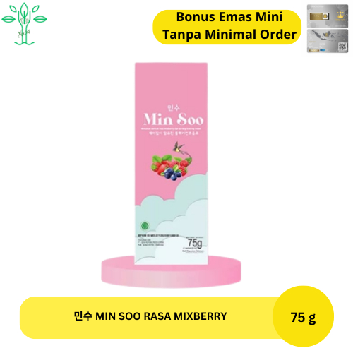 

민수 Min Soo Collagen Fiber Drink Detox Slim Antioksidan Rasa Mixberry