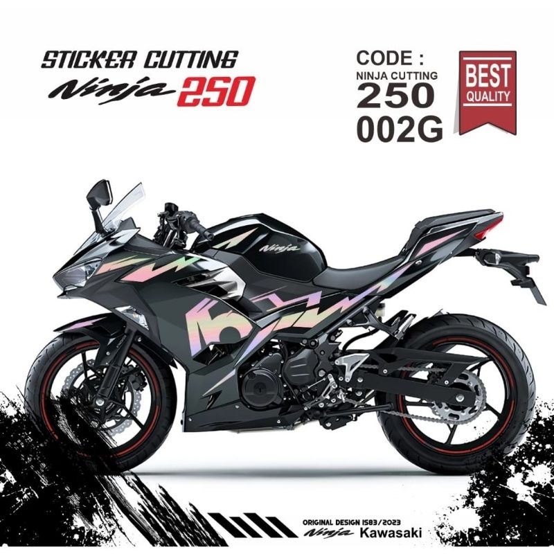 Striping Cutting Kawasaki ninja 250R fi / Stiker variasi Ninja zx / Lis ninja fi hologram