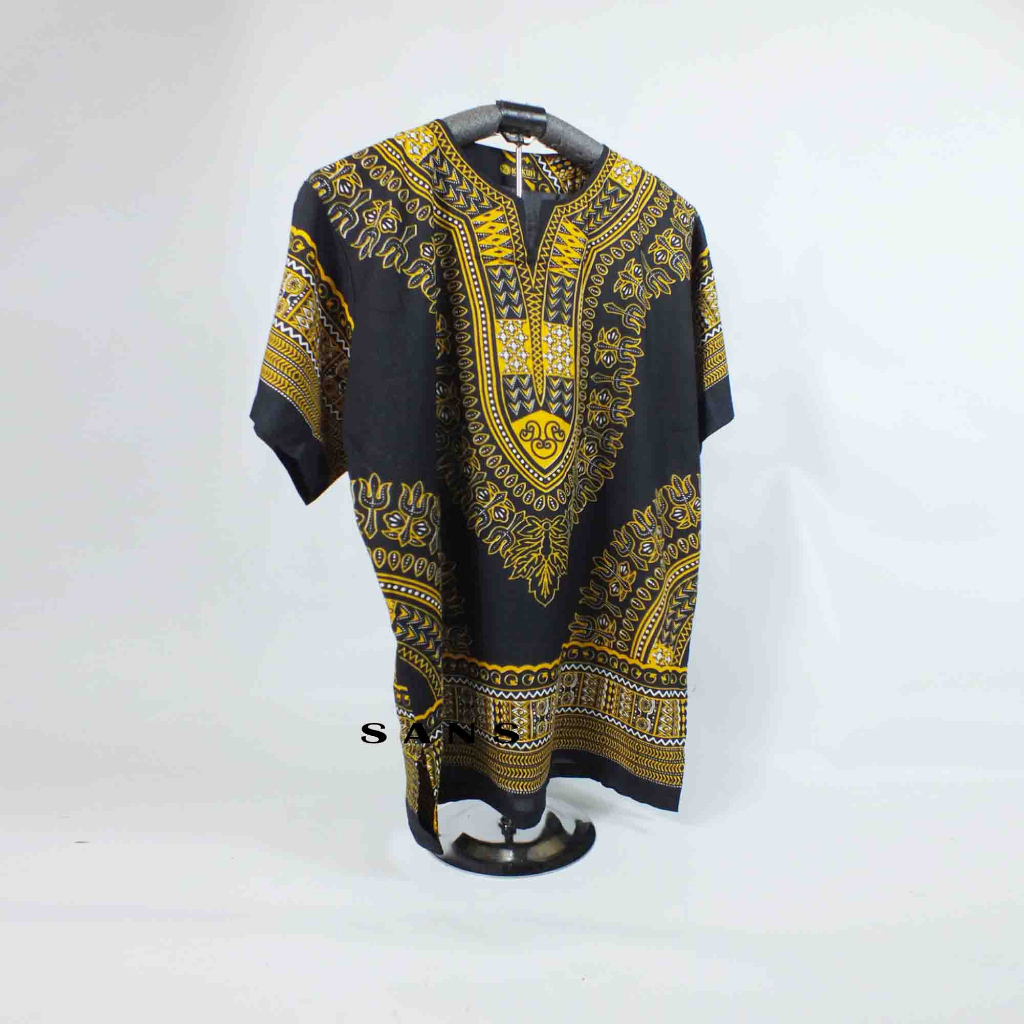 Baju etnik thailand hitam pria dan wanita - kaos etnik - baju bali - baju santai