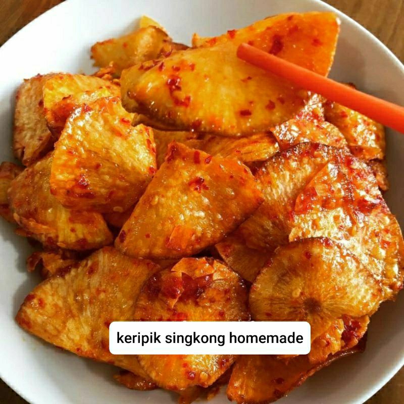 

Keripik Singkong Pedas Manis HOMEMADE KHAS BTM AYO COBAIN AWAS KETAGIHAN Keripik Singkong Balado keripik pedas manis daun jeruk keripik balado daun jeruk Eceran untuk Warung Keripik Enak Gurih Pedas Manis daun jeruk