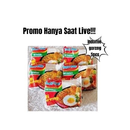 

Indomie Goreng isi 5pcs