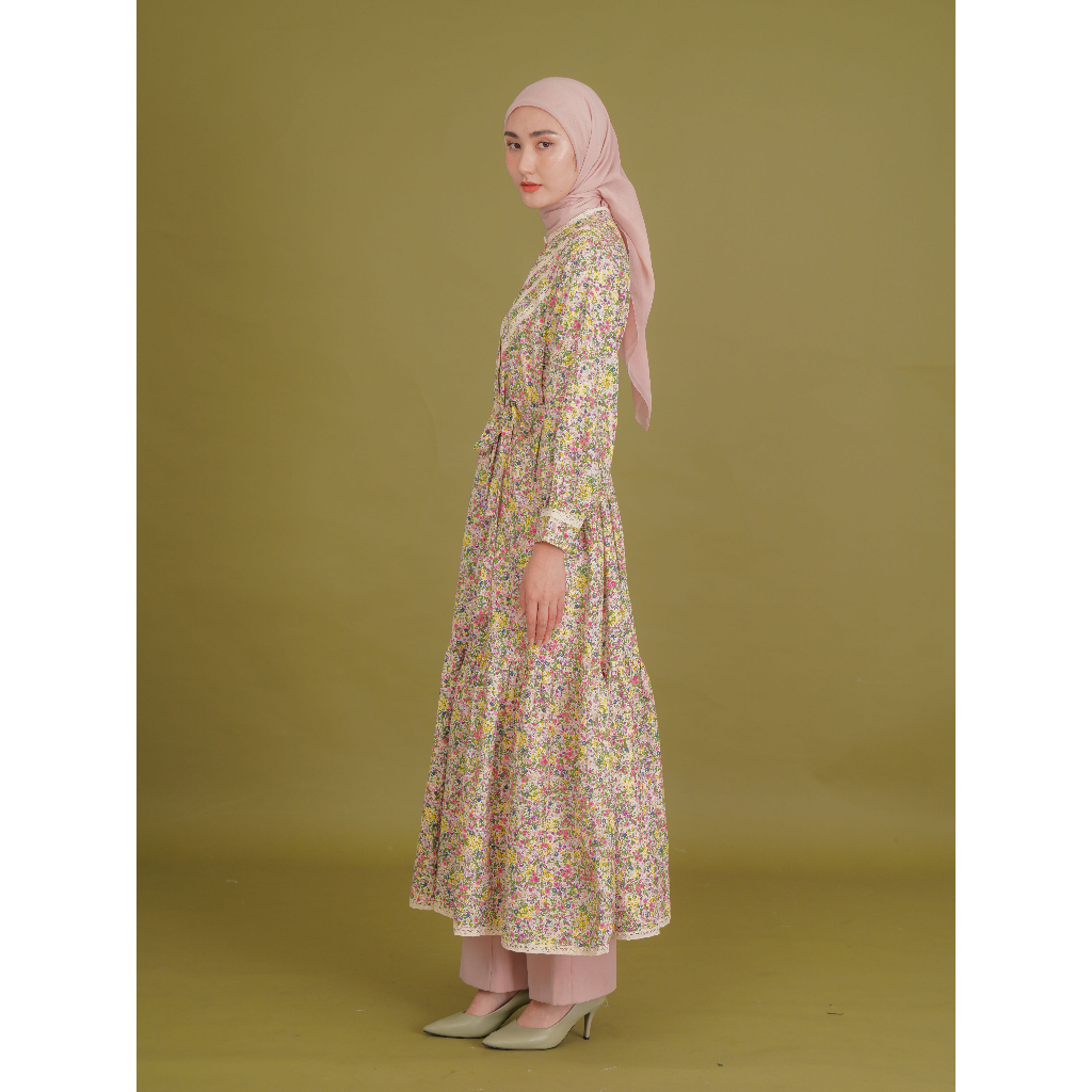 Rumi Dress Mix - Aleza Label | Long Dress | Busui Friendly | Gamis Panjang | Aleza