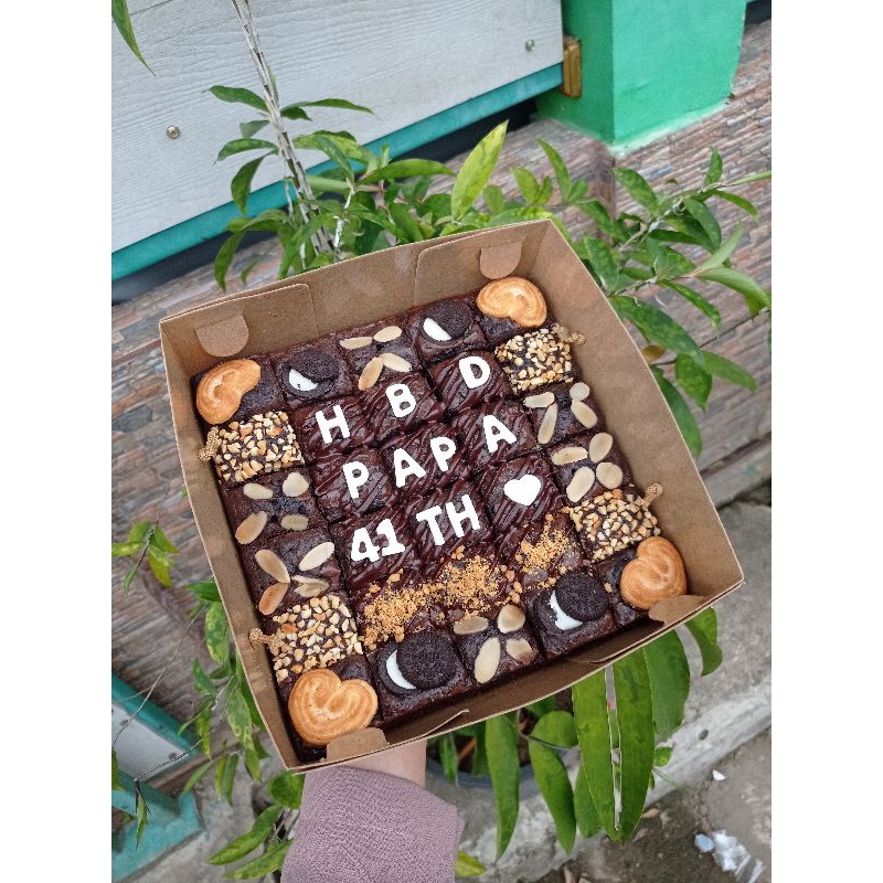 

Brownies fudgy ukuran 20x20