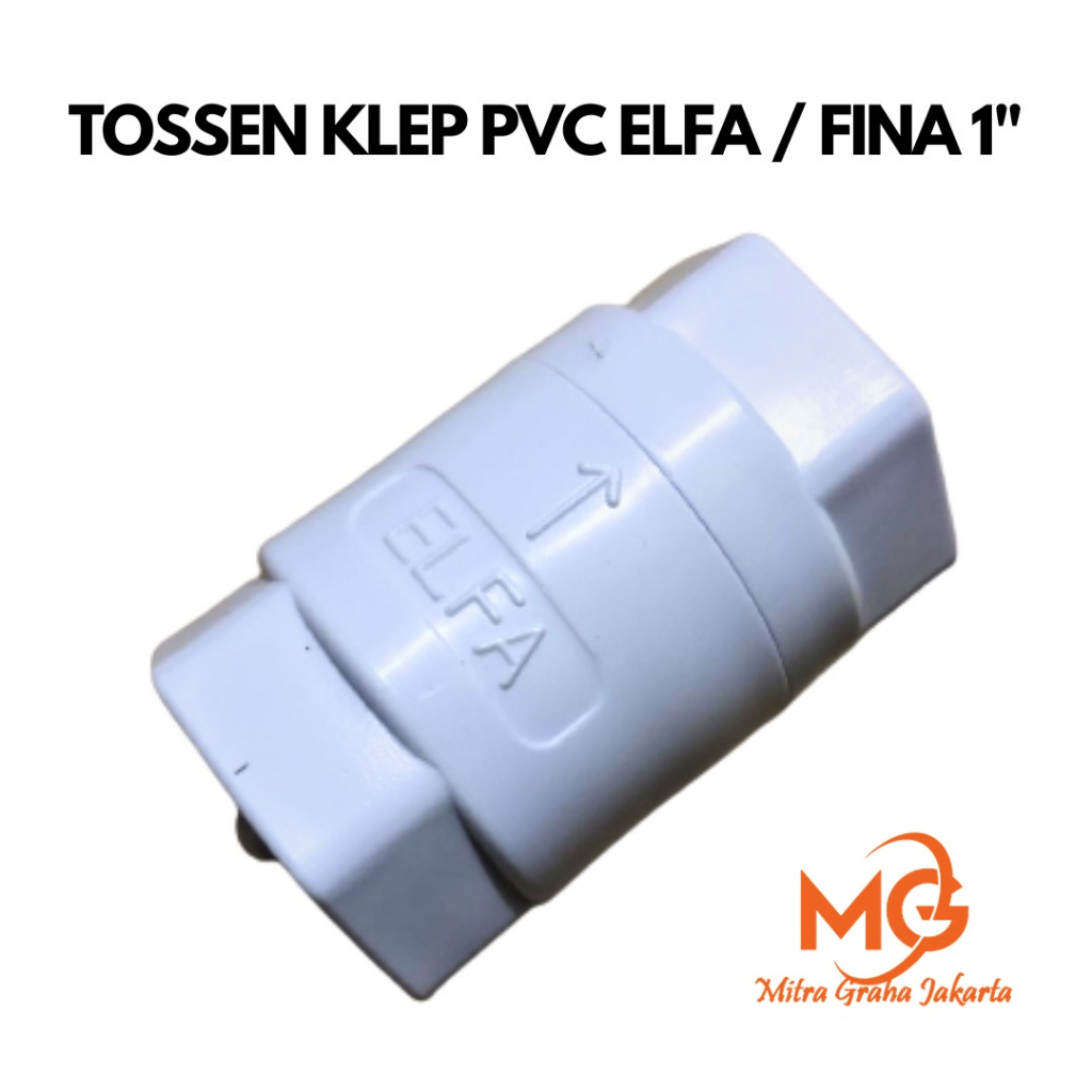 TOSEN TUSEN KLEP PVC ELFA FOOT KLEP 1 INCH TERMURAH MGJ