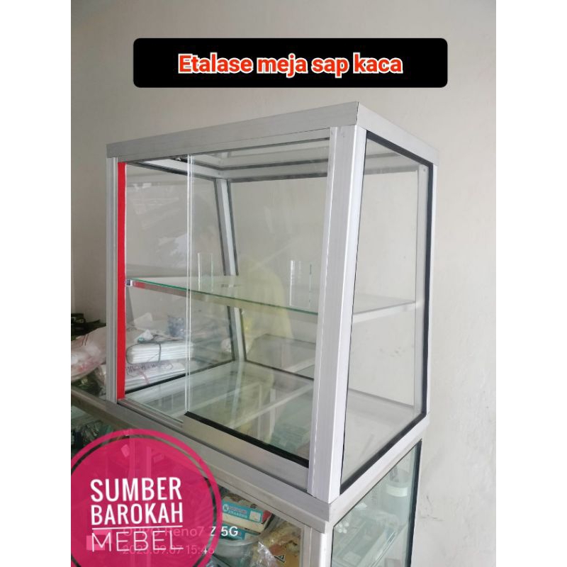 Etalase meja warung makan (jualan sayur, gado gado, sosis dll) Khusus kirim ke Semarang & sekitarnya