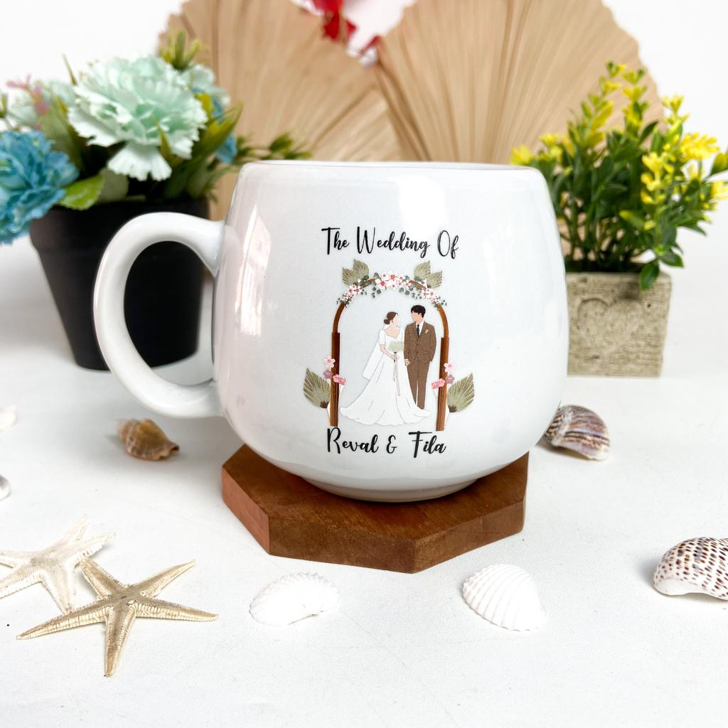 Mug Donat Custom Premium Gelas Keramik Gift Hadiah Unik
