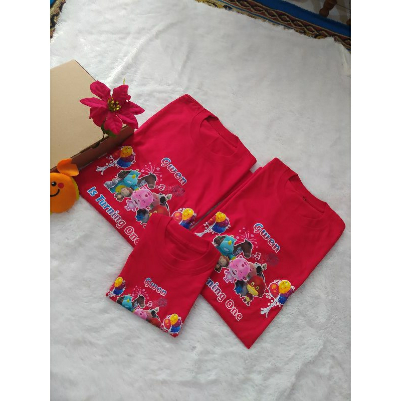 Custom Kaos/Tshirt Anak Usia 1-10 Tahun