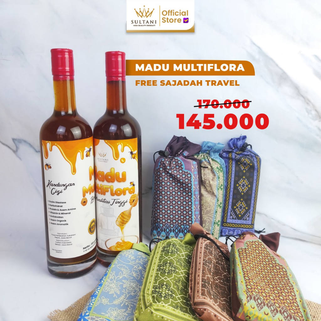 

Madu Murni Multiflora Asli 910gr Sultani Indonesia Organik Alami Madu Original dengan Harga Termurah