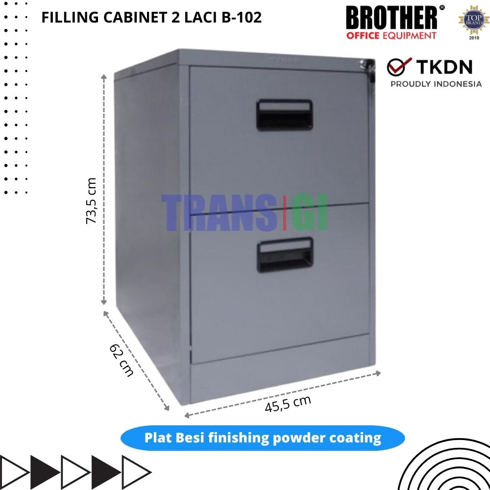 BROTHER Filling Cabinet 2 Laci B-102