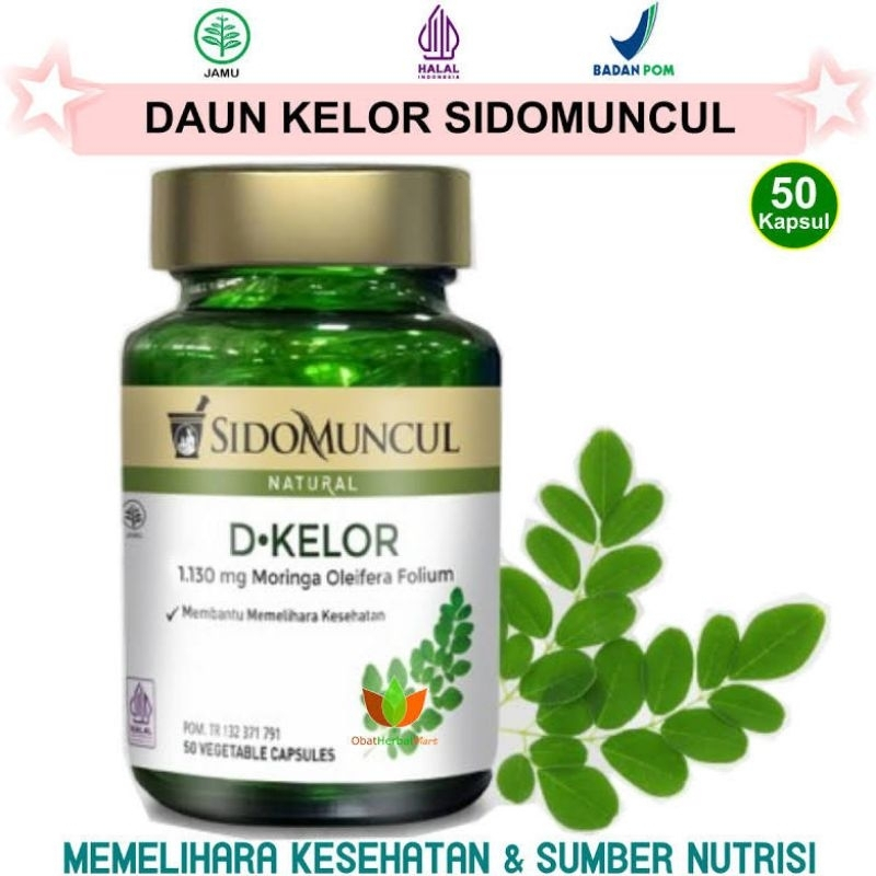 Sidomuncul Sari Daun Kelor 50 kapsul