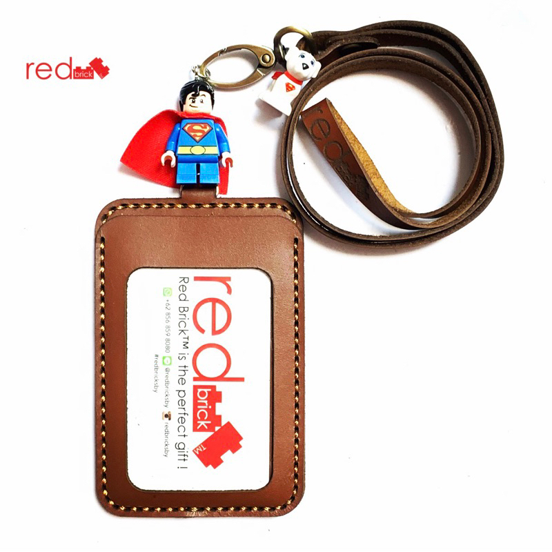 

LEGO Superman & Krypto Puppy Name Tag II Genuine Leather