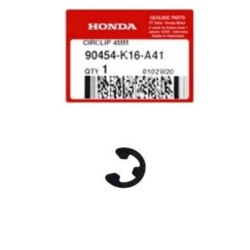 90454-K16-A41 (1PCS)  KLIP PENGUNCI KAMPAS GANDA Circlip 4mm  KLIP PENGUNCI KAMPAS GANDA SCOOPY ESP 