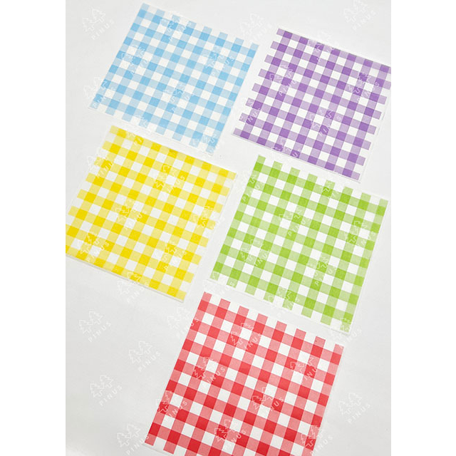 KERTAS BENTO CAKE MOTIF 18X18 CM ISI 50 LEMBAR