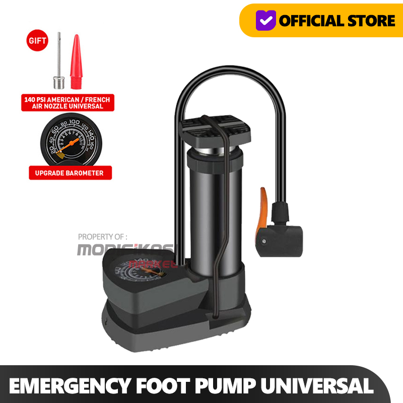 Pompa Angin Injak Pompa Kaki Foot Pump Emergency Portable Motor Mobil