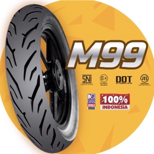 Ban Motor Mizzle Scoopy M99 100/90-12 DEPAN TUBLES / M99 110/90-12 BELAKANG TUBLES