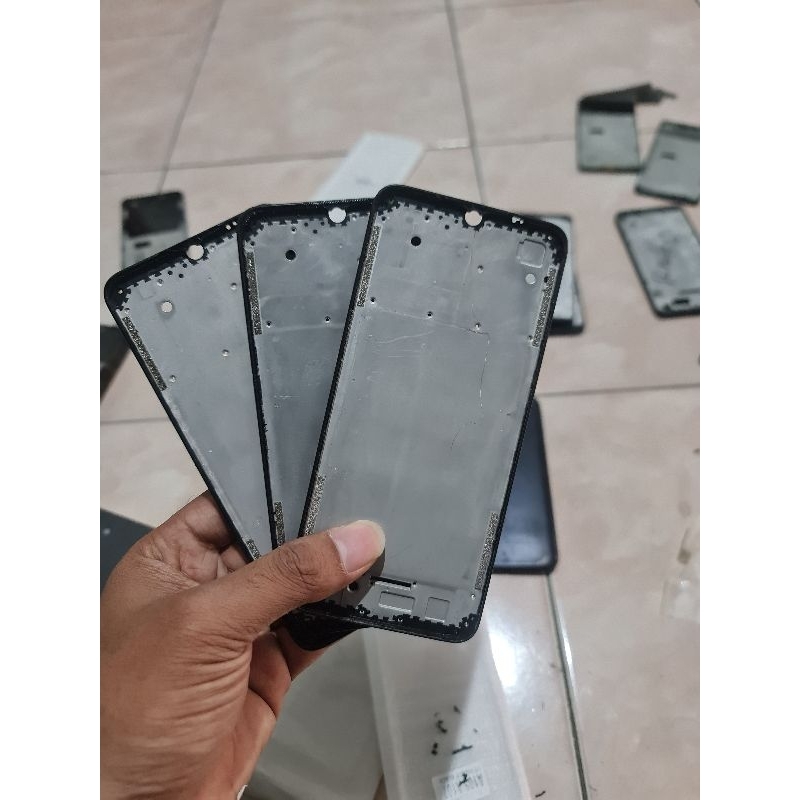 FRAME TULANGAN LCD TATAKAN LCD REDMI 9A 9C ORI COPOTAN