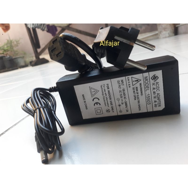 AC/DC/ADAPTER 15.5V 3A MODEL:15503