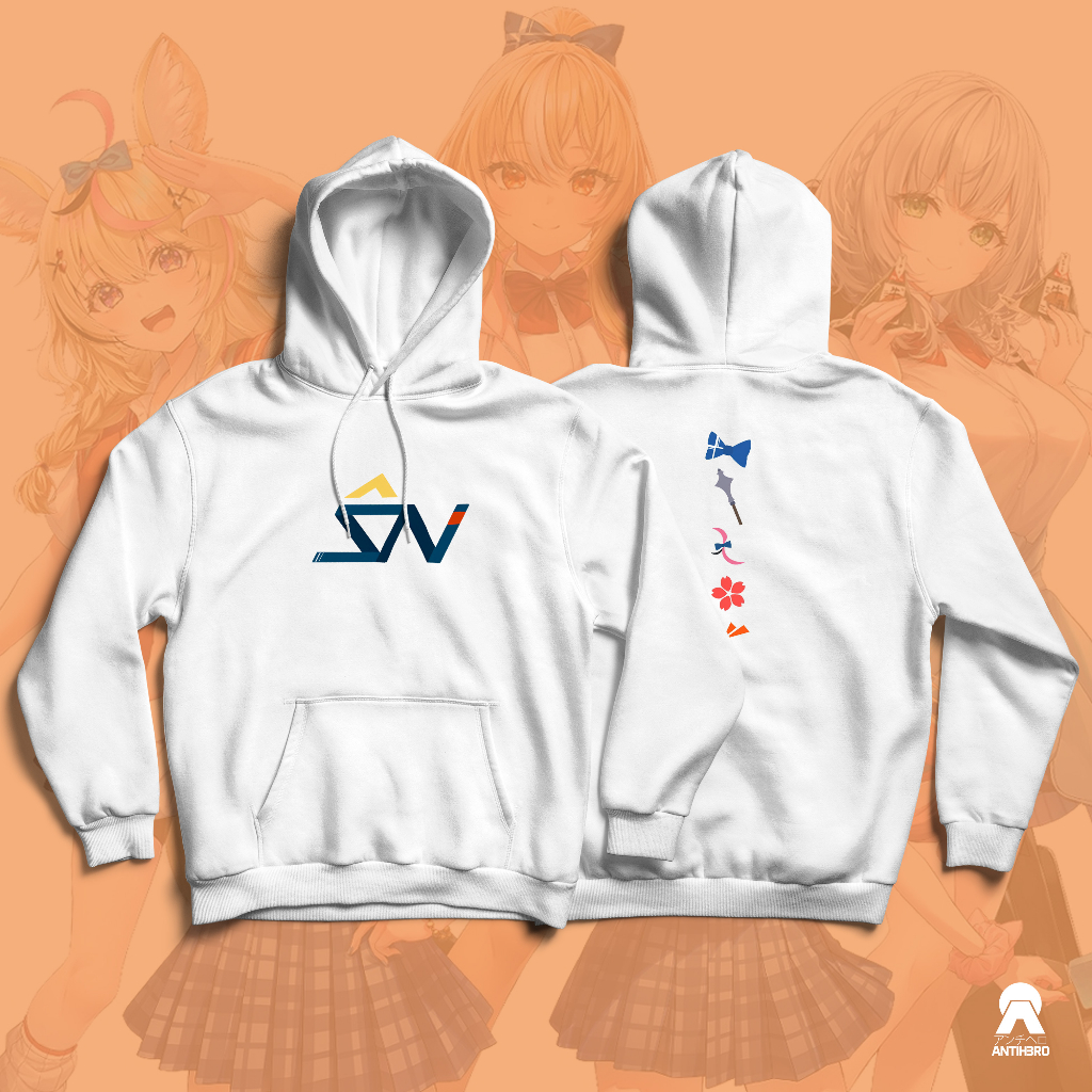 Hoodie Shiranui Kensetsu Shiraken Flare Polka Suisei Miko Noel Anime Vtuber Antihero Cloth