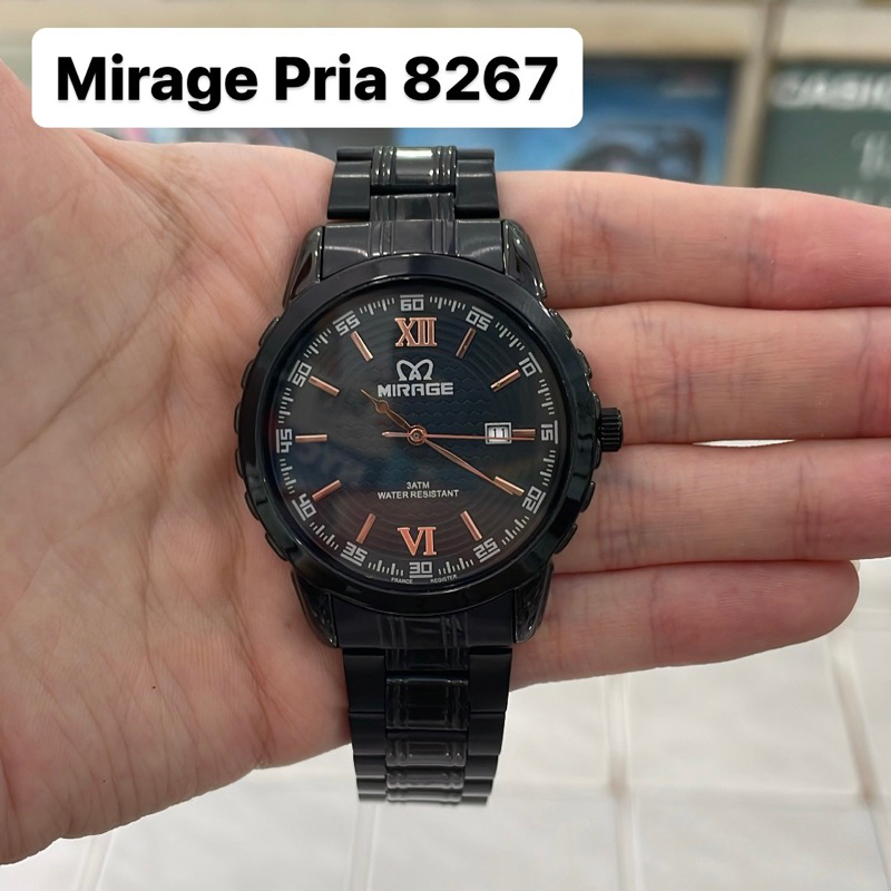 Jam Tangan Mirage 8267 Pria Hitam