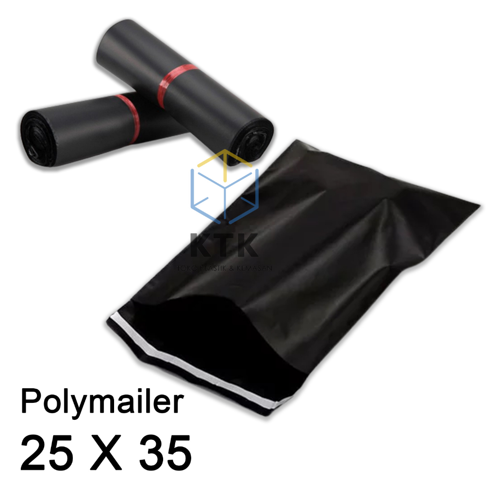 

Polymailer 25x35 [100's] Polos Kantong Plastik Amplop Packing Online Shop Ekonomis