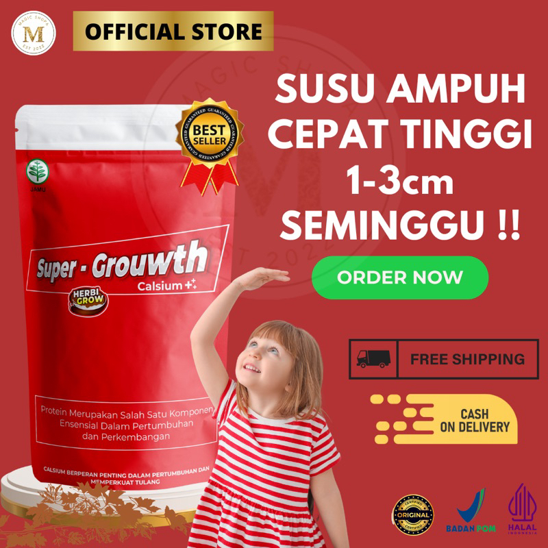

Super Grouwth susu peninggi badan - susu peninggi badan ampuh cepat untuk anak & dewasa