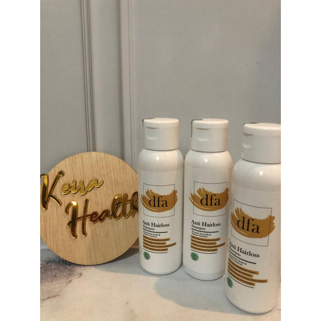 DFA Anti Hair Loss Ketombe Shampoo Rambut Rontok Dandruff Kemasan Botol 100 gram