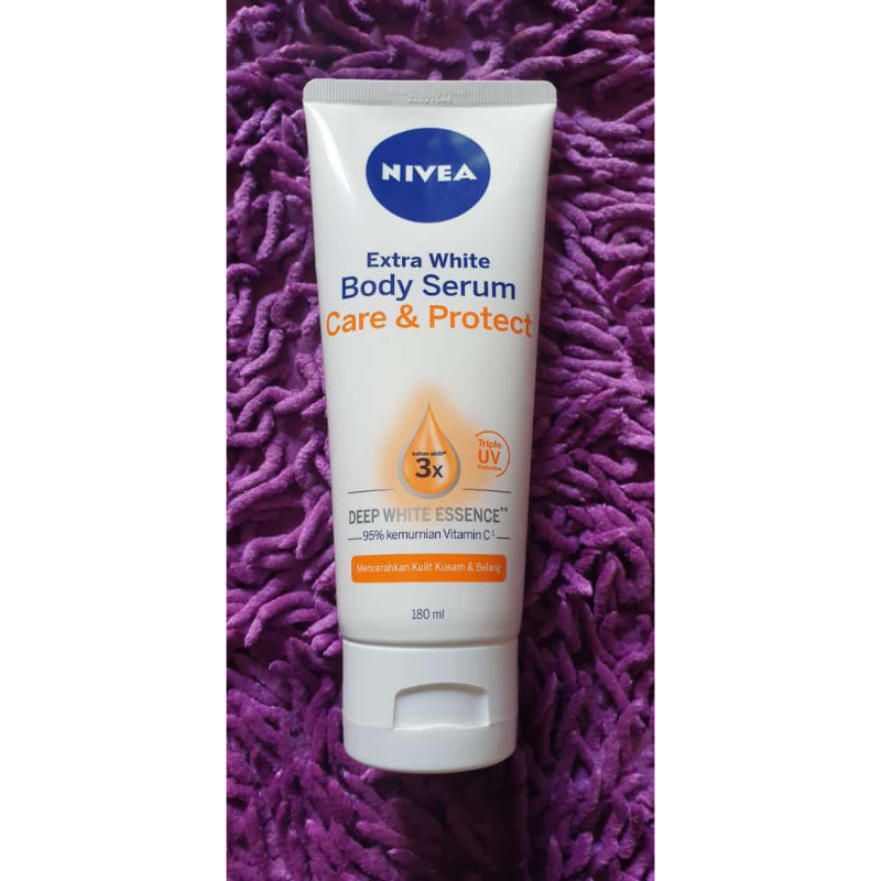ORIGINAL Nivea Body Serum Extra White Care & Protect 180ml ~ Nivea Body Serum - Body