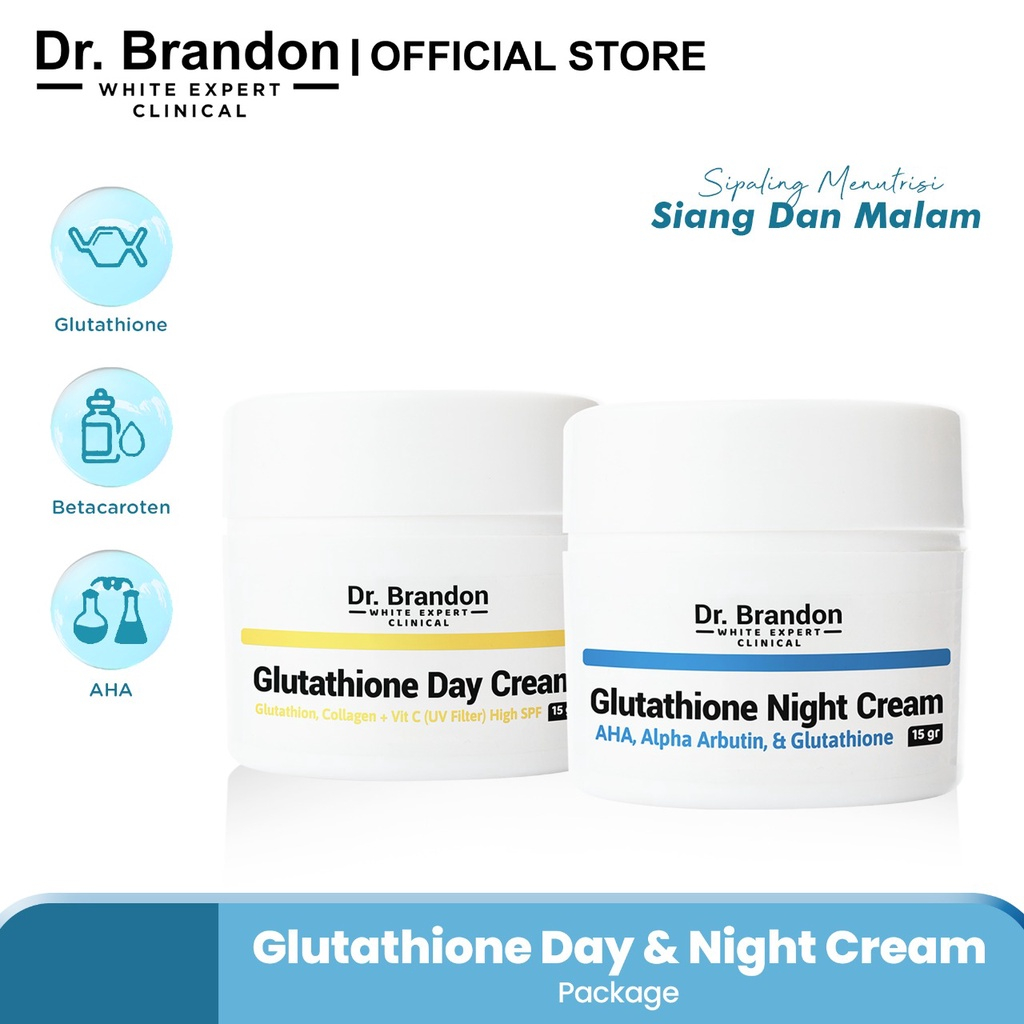 Dr. Brandon Glutathione Day & Night Cream Package