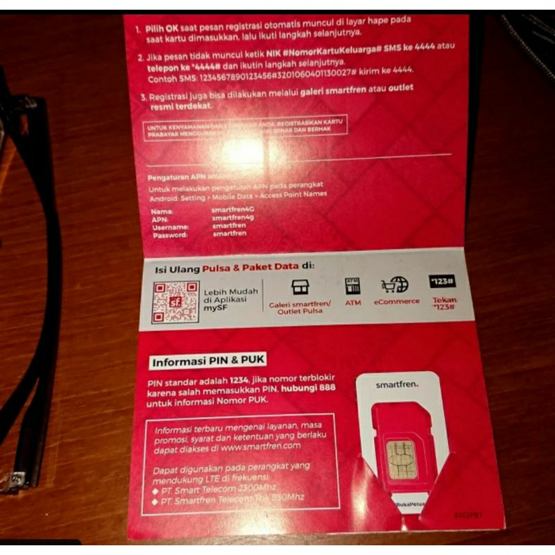 Kartu Perdana Smartfren Cocktail Nomor Spesial 0887 No Segel BNoB