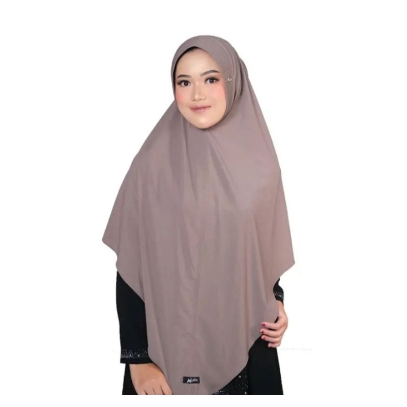 jilbab instan pad XL Jersey premium ori Alwira hijab