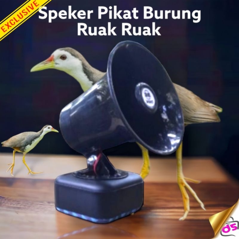 Speaker Pikat Burung Ruak Ruak | Speaker Toa Rakitan Untuk Pemikat Burung Ruak Ruak