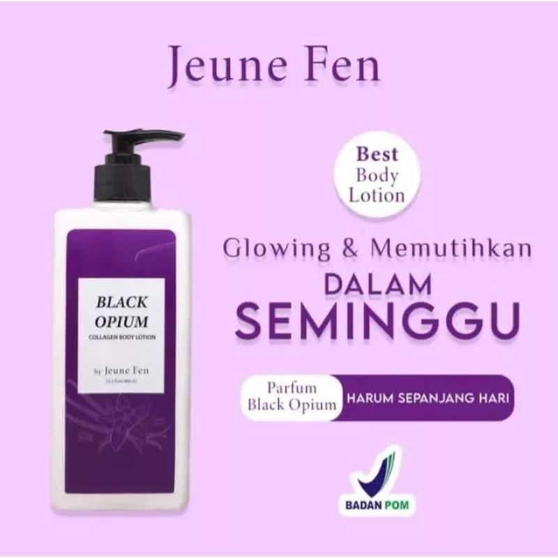 lagi promo akhir taun Jeune fen black opium collagen body lotion