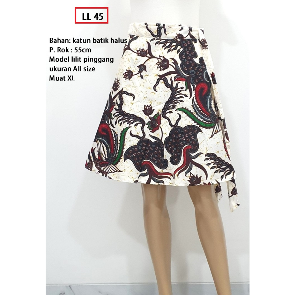 Rok Batik lilit Pendek Wanita