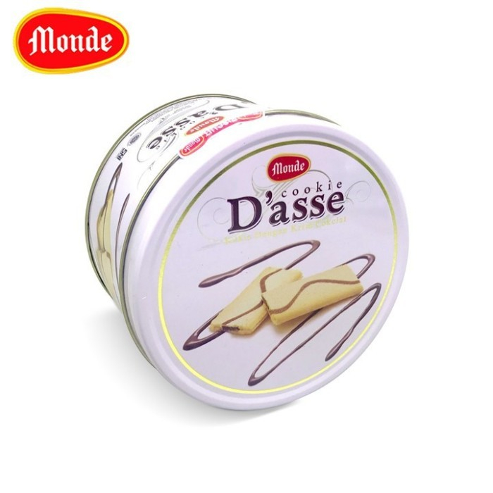 

Monde Cookie D'asse Dasse Chocolate Kukis Krim Cokelat Kaleng 225g 225 gram