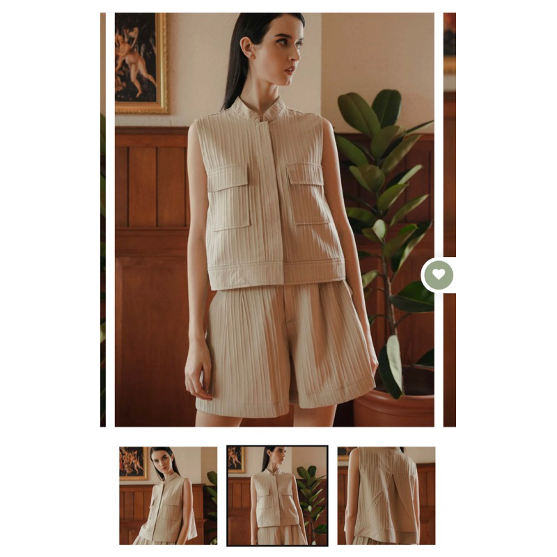 MAVEN Louvre Aiden sleveeless in Frappe