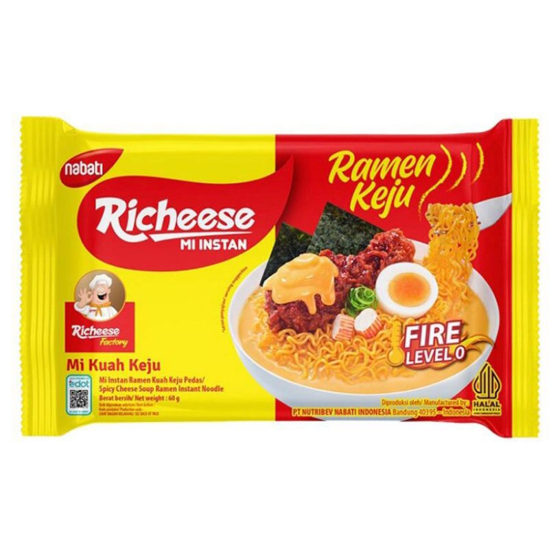 

MIE RICHEESE KEJU 4 PCS