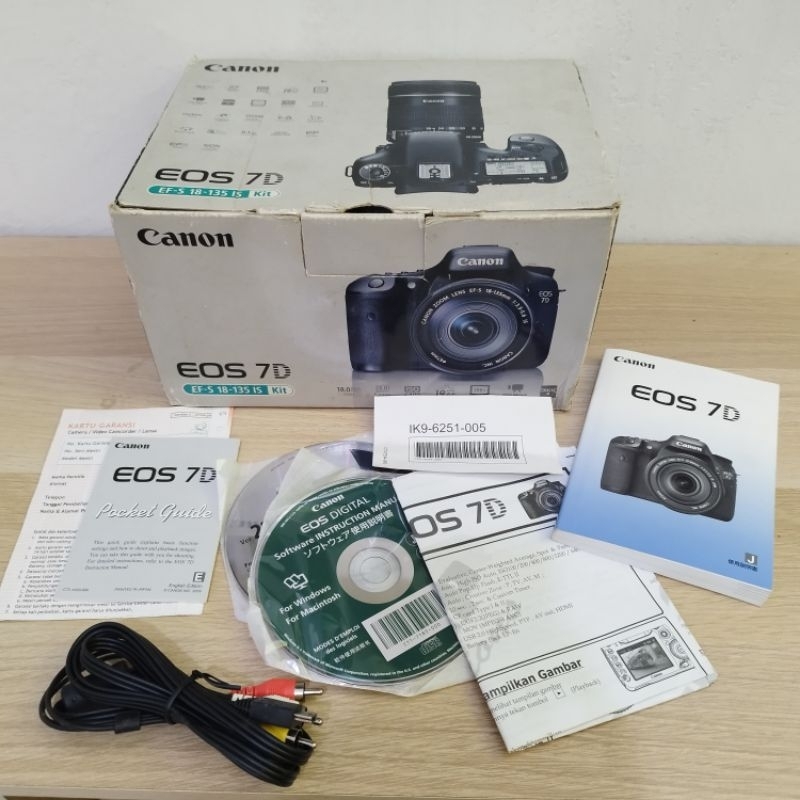 Box Dus Kamera Canon 7D Original DSLR Bekas