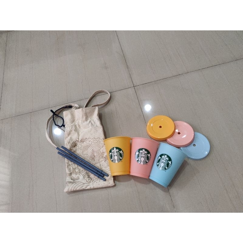 Starbucks reusable cup grande original set atau satuan
