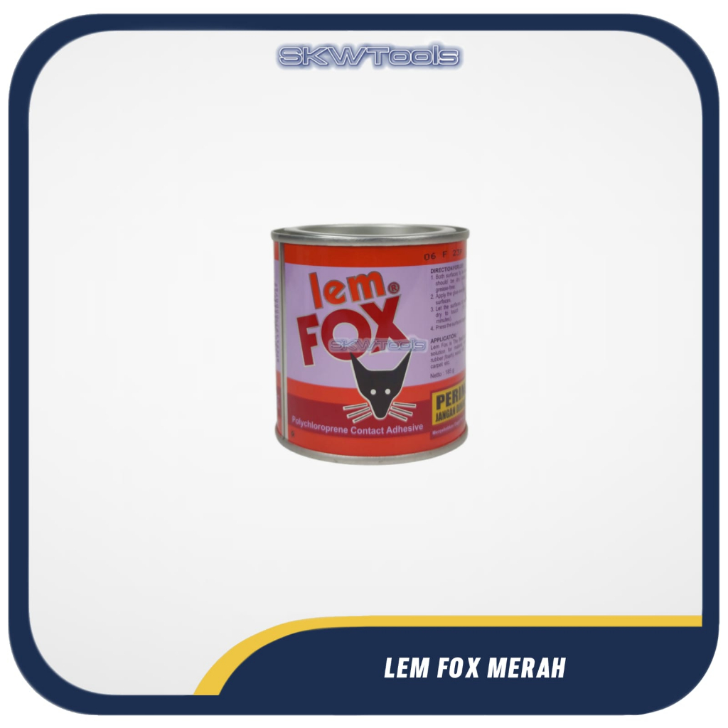 

Lem Fox Lem Kuning Kaleng 70 Gr 185 Gr 300 Gr 600 Gr 2,5 Kg Lem Serbaguna