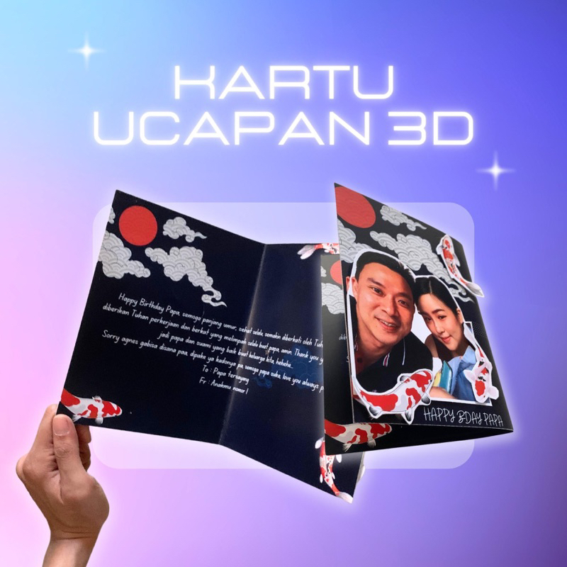 

kartu ucapan custom untuk ayang papa mama anniversary