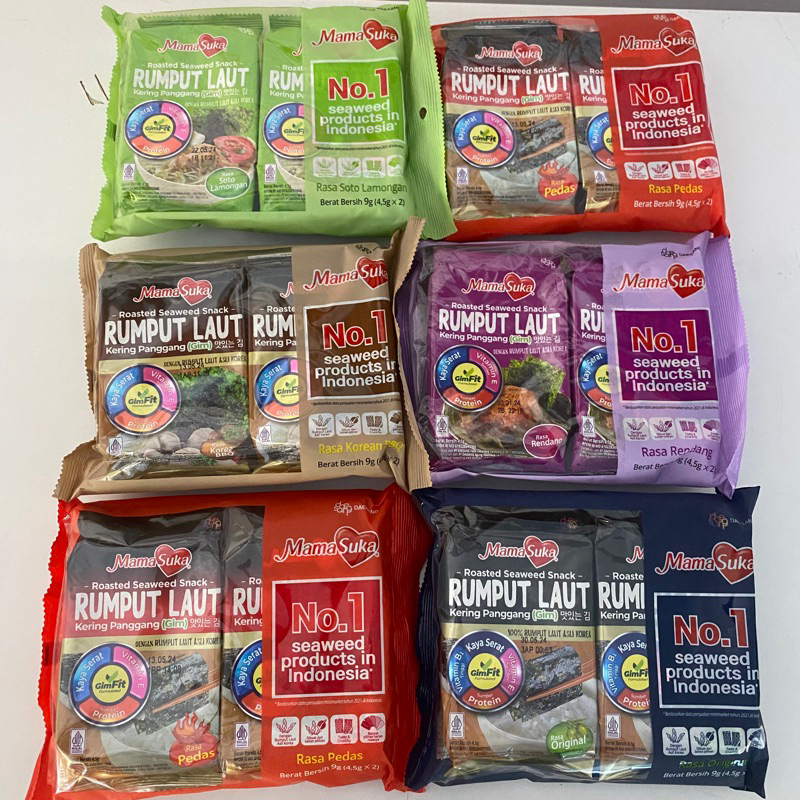 

Mama suka rumput laut 9gr (4,5gr x 2pcs)