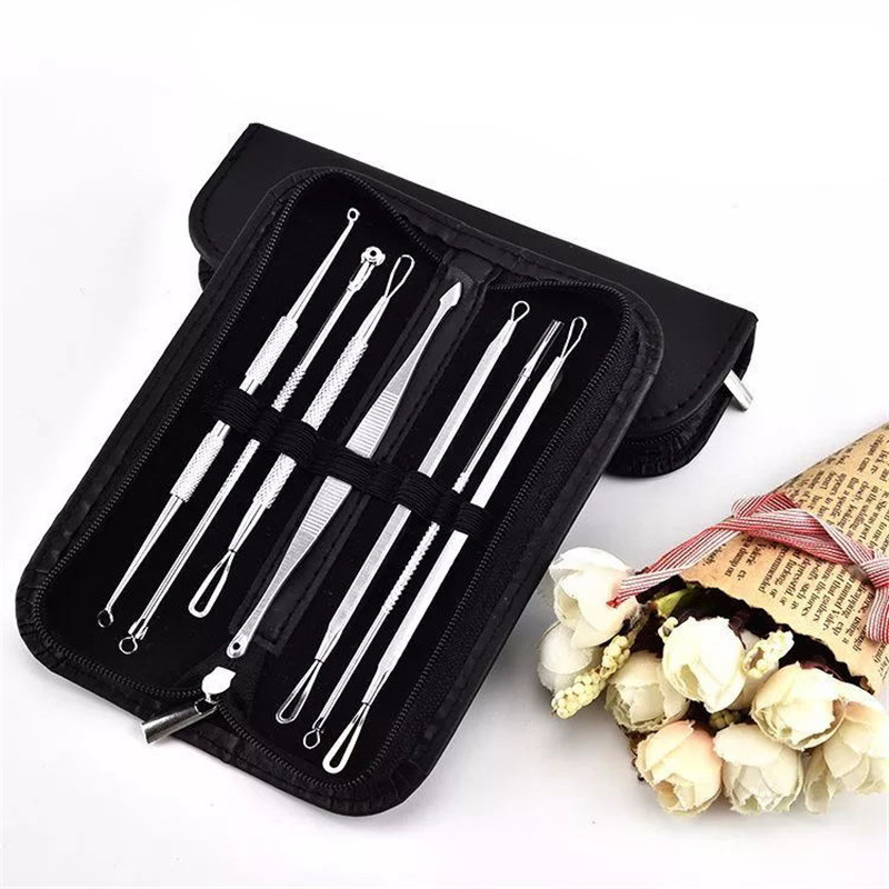 Alat Perawatan Wajah Pinset Jerawat Komedo Acne Facial Treatment 7 Pcs - ALAT KECANTIKAN