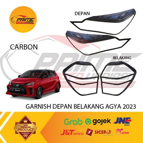 PAKET GARNISH DEPAN BELAKANG AGYA 2023 - CARBON