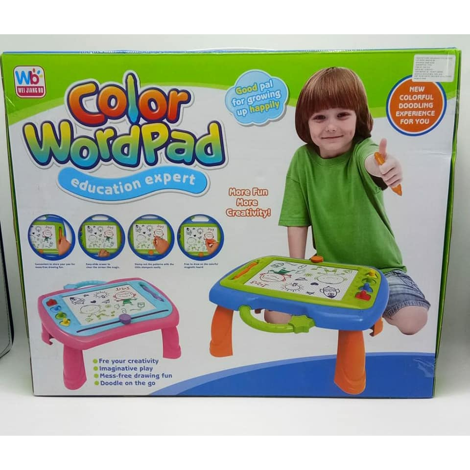 

MAINAN PAPAN TULIS MAGNETIC DRAWING BOARD COLOR WORD PAD HWA1313486